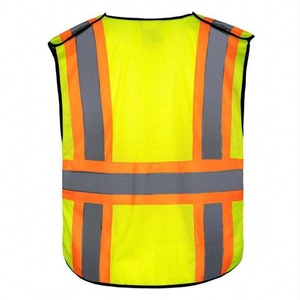 Cheap Price Manufacture Safety Vest Custom Logo Construction Clothing Safety Industrial High Visibility Reflective Safety Vest - Product Image 2