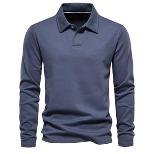 Dernier design de chemises en tricot pour hommes, best-seller, légères, manches longues, anti-froissement, séchage rapide, manches longues, en vente en ligne - Product Image 1