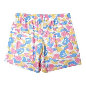 Nouvelle Arrivée Short de Basketball en Toile pour Homme Anti-Plis Séchage Rapide Taille Mi-Haute Fermeture Élastique Impression par Sublimation Personnalisée - Product Image 5
