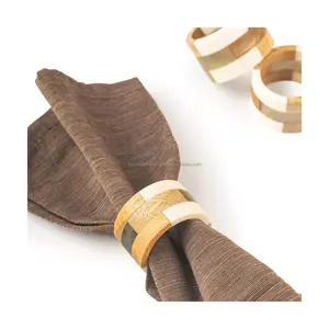 Servilletero de Madera y Resina Hecho a Mano para Bodas, para Cantina, Mesa de Cocina, Lujoso, Elegante, Ecológico, en Existencia, Alto Estándar - Product Image 2