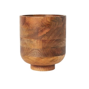 Premium Wooden <b>Flower</b> Pot Decorative Planter <b>Box</b> for Home Office Balcony Garden Rustic Wooden Plant Holder Customized Size - Product Image 2