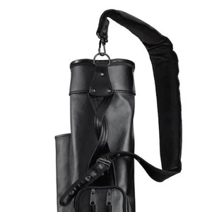 Wholesale Best Selling Lightweight Heavy Duty <b>Leather</b> Professional Golf Stand Bags Large Capacity <b>Black</b> <b>Leather</b> Polo Golf Bags - Product Image 6