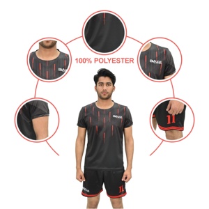 Blaze Fight Wear uniformes de football pour hommes personnalisés vente en gros de kits de maillot de football par sublimation en polyester ensemble de maillots de football - Product Image 5