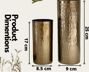 Jarrón de Metal Vintage con Diseño de Flor, Estilo Antiguo, Decorativo para la Sala de Estar del Hogar - Product Image 5