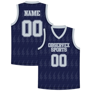 Uniforme de Baloncesto, Jersey de Baloncesto de Malla, Ropa Deportiva Reversible de Alta Calidad, Diseño Retro para Hombres, Mujeres y Jóvenes, OEM - Product Image 1