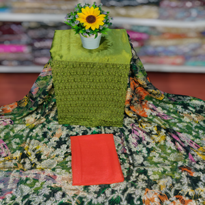 Tissu de robe de mariée traditionnel somalien Fransawi en jacquard de chiffon 100% soie, écologique, antistatique, respirant, pour filles et femmes - Product Image 3