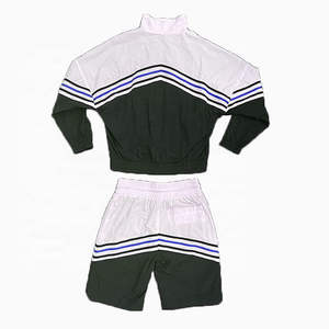 Ensemble court coupe-vent unisexe léger en nylon respirant – Survêtement décontracté de sport – Tenue de ville en nylon - Product Image 6