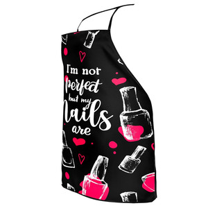 Tabliers personnalisés en tissu polyester avec logo pour restaurant, salon de coiffure et institut de beauté – Bretelles réglables et confortables - Product Image 4