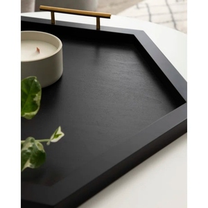 Luxury Resin Serving <b>Tray</b> <b>Decorative</b> <b>Tray</b> <b>for</b> Coffee Table Dining Table Display Available at Wholesale Price - Product Image 2