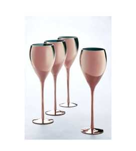 Copa de Vino Premium de Acero Inoxidable Metálico, Dorada, Plateada, Oro Rosa, Desechable, Irrompible, para Brindis y Cócteles - Product Image 2