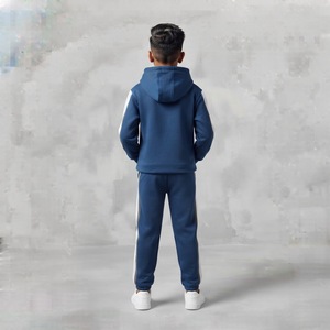 Conjuntos Deportivos de Invierno Transpirables y Ligeros para Niños, Tallas Grandes, Sudaderas con Capucha, Ropa Deportiva para Gimnasio, Estampado Sólido, Personalizados OEM - Product Image 2
