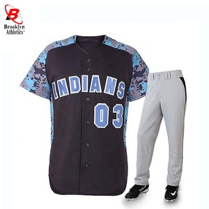 Uniforme de béisbol personalizado para hombre y mujer, ropa de equipo Unisex con sublimación de Softball, Jersey de béisbol 100 de poliéster - Product Image 5