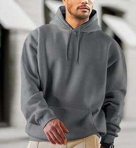 Sudadera con Capucha Holgada de Algodón para Hombre, con Cordón Ajustable, Estilo Deportivo, Manga Larga, a la Moda - Product Image 2