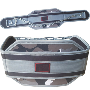 Cinturón de Entrenamiento de Alta Calidad con Doble Soporte de EVA y Neopreno para Gimnasio, Fitness, Levantamiento de Pesas y Dips, con Cadena - Product Image 1