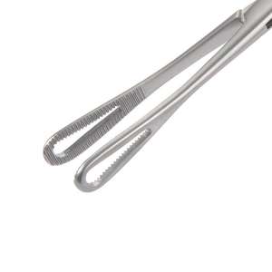 Pinces à éponges Rampley 24,5 cm, manuelles, non traumatiques, à dents, en acier inoxydable, modèle GS-DF-0010, pour chirurgie générale - Product Image 5