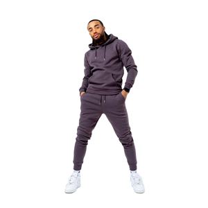 Survêtements respirants 100% coton pour hommes, survêtements de jogging avec logo personnalisé, ensembles d'hiver grande taille - Product Image 1