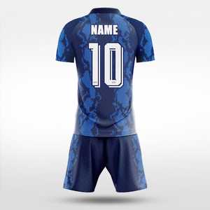 Conjunto <span class=keywords><strong>de</strong></span> Camiseta y Pantalones Cortos <span class=keywords><strong>de</strong></span> Fútbol para Hombre del <span class=keywords><strong>Atlético</strong></span> <span class=keywords><strong>de</strong></span> <span class=keywords><strong>Madrid</strong></span>, Estampado Sublimado, Cuello en V, Absorbe la Humedad, Uniforme Deportivo <span class=keywords><strong>de</strong></span> Fútbol - Product Image 3