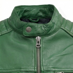 Blouson en cuir élégant pour moto et course automobile, protection intégrale, idéal pour l'hiver, fabriqué en matériaux de qualité supérieure, durable, équipement haut de gamme - Product Image 4