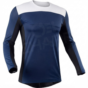 เสื้อเจอร์ซีย์มอเตอร์ครอสแบบเบา ปี 2025 และชุดแข่งจักรยาน Mx Bmx สำหรับการแข่งขัน ผลิตจากโพลีเอสเตอร์ 100% ระบายอากาศได้ดี - Product Image 4