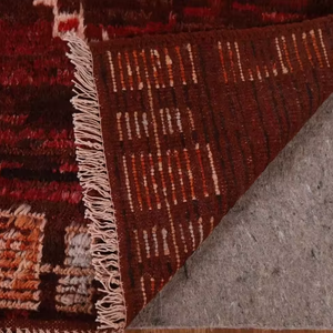 Alfombra Marroquí Multicolor Hecha a Mano con Nudos, Resistente a las Manchas, Acolchada, para Sala de Estar, Niños, Oficina, Hotel, Uso Comercial - Product Image 6