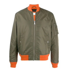 เสื้อแจ็คเก็ตบอมเบอร์ผ้าซาตินแบบสั่งทำพิเศษ สำหรับใช้งานกลางแจ้ง โลโก้ด้านหน้าแบบบาง เหมาะสำหรับฤดูหนาว สไตล์ไฮสตรีท ใส่ได้ทั้งชายและหญิง ระบายอากาศได้ดี เป็นมิตรต่อสิ่งแวดล้อม - Product Image 2