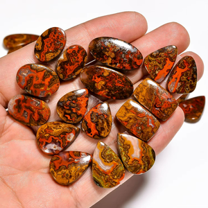 Par de Cabujones de Ágata de Costura Marroquí, Formas y Tamaños Variados, Gemas Sueltas, Tamaño Pequeño Disponible - Product Image 5