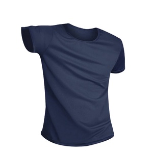 Gran oferta de camisetas para hombre de algodón de alta calidad, camisetas personalizadas con cuello redondo para hombre, camisetas lisas de algodón y poliéster de manga corta para hombre - Product Image 2
