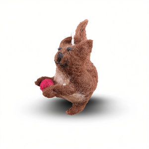 Squirrel Felt Plush Key <b>Ring</b> Cute Keychain for Organizing Your Keys - Product Image 2