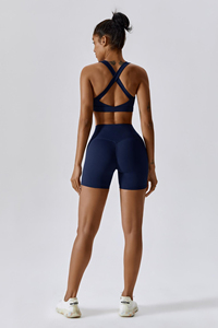 High Quality Custom Logo Front Backless Women Sports Bra Lightweight Quick Dry High Support Running Workout Yoga Sports Bra OEM - Product Image 3