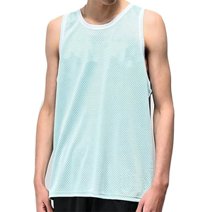 เสื้อกล้ามออกกำลังกายผู้ชายสั่งทำพิเศษ ระบายอากาศได้ดี เป็นมิตรกับสิ่งแวดล้อม ผลิตจากโพลีเอสเตอร์ แห้งเร็ว เหมาะสำหรับใส่ในยิม พร้อมสไตล์ลำลองทันสมัย - Product Image 5