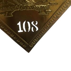 Plaque de shako en diamant, modèle français 1806, du 108e régiment - Product Image 3