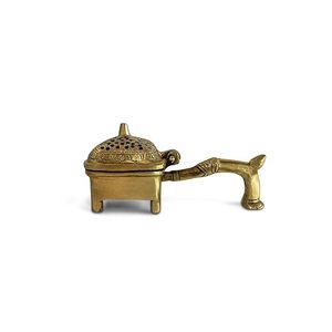 Encensoir en laiton fait main de style chinois avec poignée en forme de dragon pour usage religieux - Product Image 6