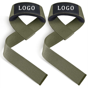 Correas de Levantamiento de Pesas Acolchadas de Algodón con Logotipo Personalizado, Correas de Muñeca para Levantamiento de Pesas, Gimnasio - Product Image 4