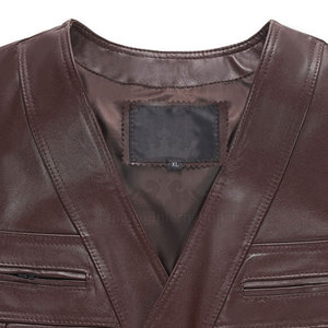 Chaleco de Cuero para Hombre, Material de Primera Calidad, Diseñado para Trajes, Ropa Casual de Invierno - Product Image 3
