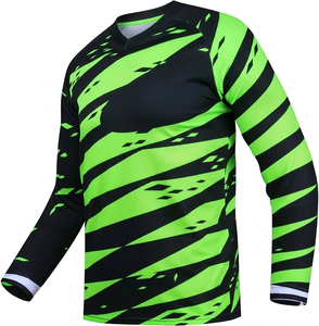 Maillot de moto tout-terrain pour homme et jeune homme, manches longues, pour BMX, Moto MX, course hors route, vêtements de motocross respirants - Product Image 1