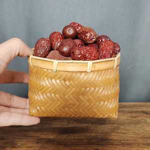 Panier de bureau en bambou tressé à la main, organisateur de rangement naturel, panier de bureau écologique, fournisseur d'organisateurs pour la maison et le bureau - Product Image 1
