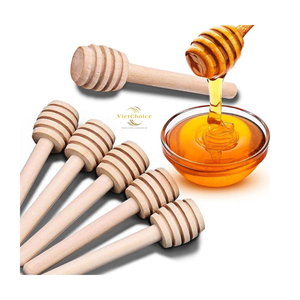 Cuchara para miel de madera de calidad de exportación, hecha a mano con madera maciza, para venta al por mayor y OEM - Product Image 1