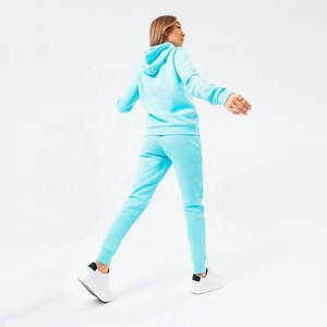 Blank Fleece <b>Tracksuit</b> Set <b>Plain</b> Heavyweight Pullover Hoodie Joggers Unisex Matching Outfit Wholesale - Product Image 2