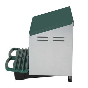 Cestello in Plastica Verde a 2 Scomparti per Nidificazione e Deposizione Uova, per Pollaio e Galline Ovaiole - Product Image 3