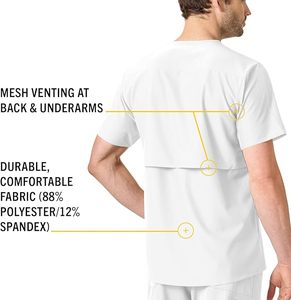 Uniformes Médicos para Hombre, Conjunto de Uniformes Médicos con Cuello en V de Corte Moderno - Product Image 5
