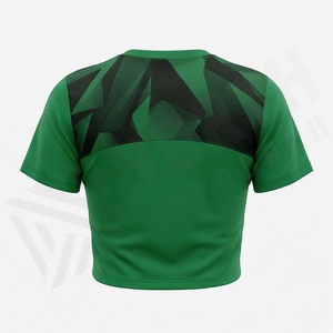 T-shirts courts personnalisés pour femmes avec logo, manches courtes, en coton, hauts décontractés et tendance pour l'hiver, vêtements de sport haut de gamme - Product Image 2