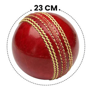 Ballons de cricket en cuir anglais véritable cousus main de qualité supérieure, personnalisés, 4 pièces, pour tournois, matchs et entraînements - Product Image 4