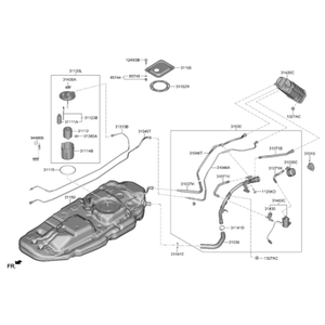 Nouveaux réservoirs de carburant et becs de remplissage Carnival 31310R0350 - Product Image 2