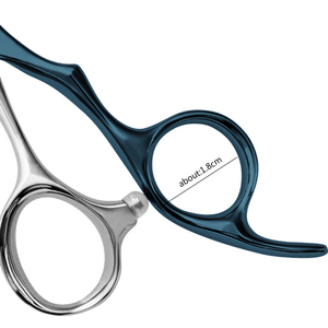 Ciseaux de barbier de haute précision en acier inoxydable, ergonomiques et légers, avec vis de tension réglable pour la coupe de cheveux - Product Image 6