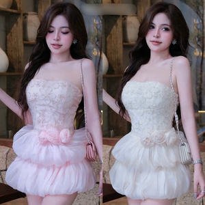 Robe d'été élégante pour femmes, à manches courtes, parfaitement alliant élégance, confort, décontracté et formel pour diverses occasions, maxi - Product Image 6