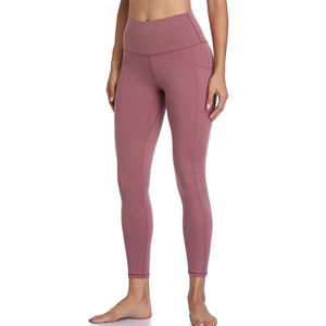 Leggings de sport personnalisés best-sellers pour femmes, taille haute, respirants, coupe ajustée, confortables, en spandex et nylon. - Product Image 4