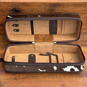 ¡Novedad de 2025! Estuche de joyería de viaje de cuero mecanizado a mano de lujo personalizado de gran capacidad, cajas de almacenamiento de joyería de piel de vaca de alta calidad - Product Image 6