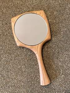 Miroir à main en bois de style nouveau, miroir de maquillage décoratif pour la maison, la table de maquillage et les salons de beauté - Product Image 4