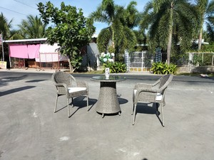 Juego de Café de Ratán Sintético para Todo Clima PRCF-088, Juego de Patio para Exteriores - Product Image 6