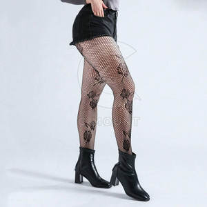 Fishnet <b>Stocking</b> Elastic <b>Sheer</b> Thigh High Net Hosiery Sexy Legwear Nightclub Party Costume Trendy Fashion Accessories - Product Image 2